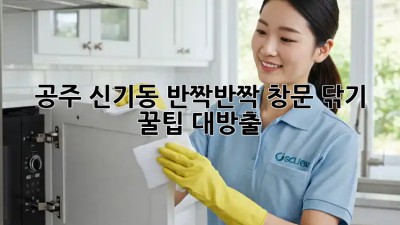 공주 신기동, ✨반짝반짝✨ 창문 닦기 꿀팁 대방출!